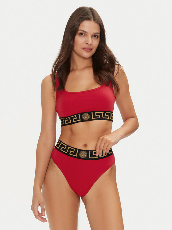 Versace Versace Biustonosz top 1013323 1A10011 Czerwony