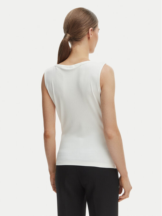 Tommy Hilfiger Tommy Hilfiger Top WW0WW47807 Ekrüüvärv Slim Fit