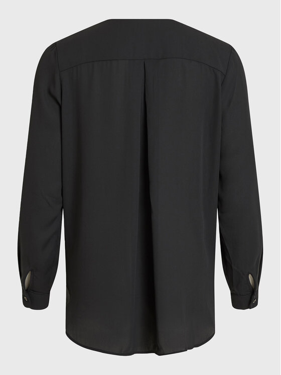 Vila Vila Hemd Lucy 14044253 Schwarz Relaxed Fit
