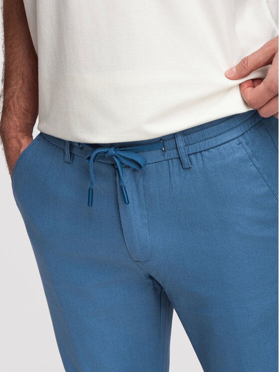 Ombre Ombre Chinosy P1522 Niebieski Chino Fit