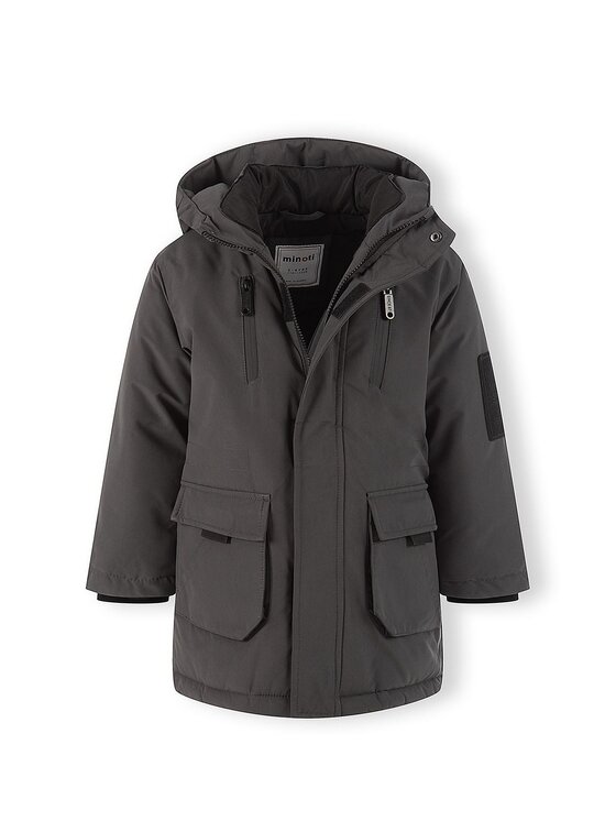 minoti minoti Kurtka zimowa 33COAT514B Szary ciemny Parka Fit