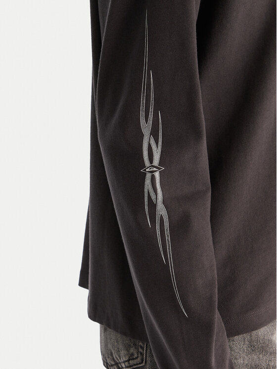 Quiksilver Quiksilver Тениска с яка и копчета Mercury Standard EQWKT03203 Сив Regular Fit