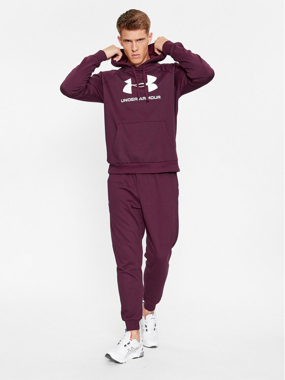 Under Armour Under Armour Світшот Ua Rival Fleece Logo Hd 1379758 Бордовий Loose Fit