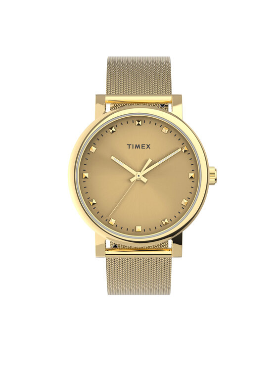 Timex Ročna ura Originals TW2U05400 Zlata