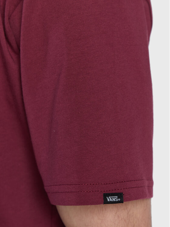 Vans Vans T-Shirt Classic VN000GGG Bordowy Classic Fit
