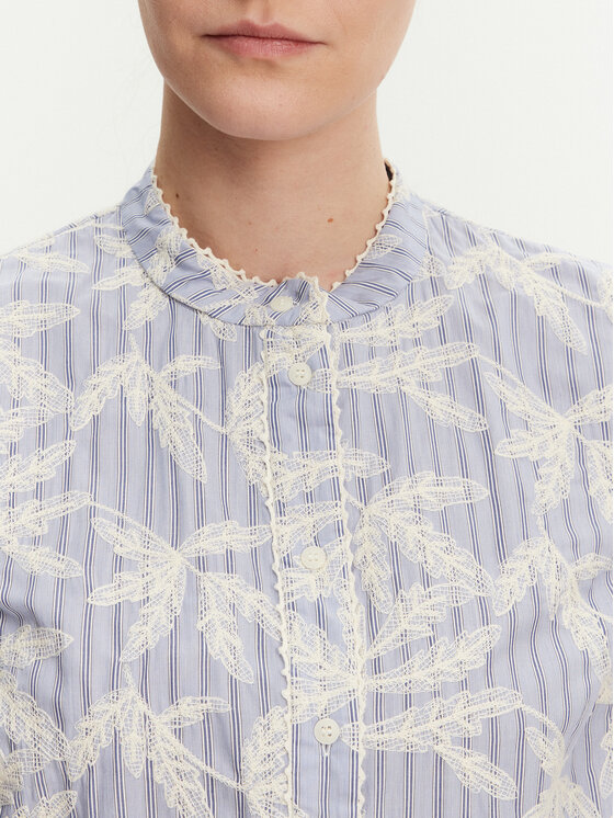 Munthe Munthe Camicia Fredia 251103025136 Blu Regular Fit