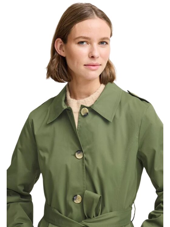 b.young b.young Καπαρτίνα Trench byamona Πράσινο Regular Fit