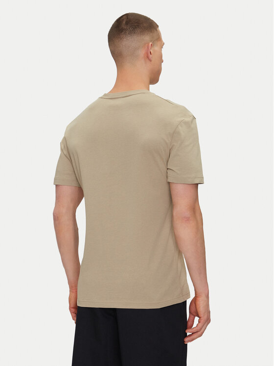 Calvin Klein Calvin Klein T-Shirt Hero K10K111346 Beżowy Regular Fit
