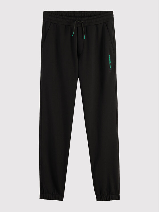 Scotch Soda Pantalon jogging Unisex 168488 Noir Regular Fit