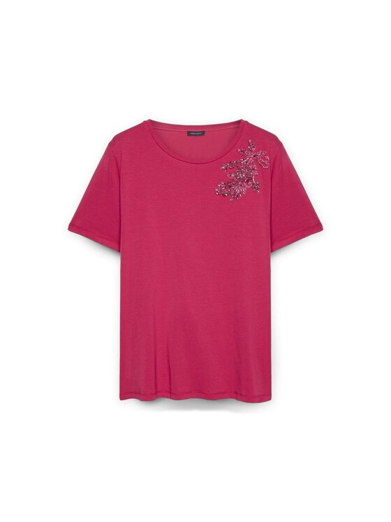 Fiorella Rubino Fiorella Rubino T-shirt G364L008113N016 Rosa Regular Fit