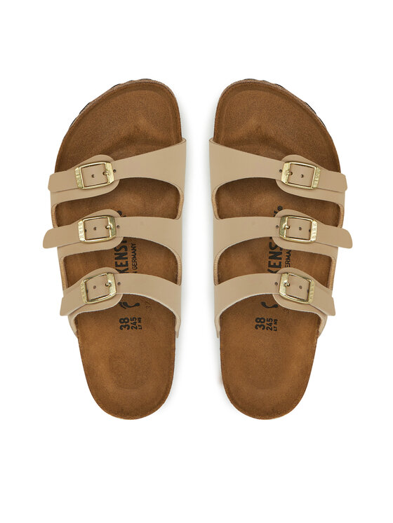 Birkenstock Birkenstock Pantoletten Florida 1029265 Écru