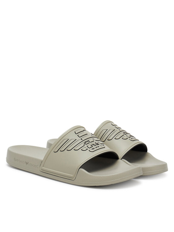 Emporio Armani Emporio Armani Klapki XVPS11 XR273 U529 Beżowy