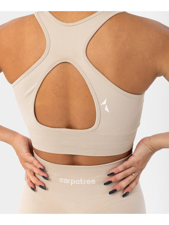 Carpatree Carpatree Top Blaze top Beżowy Fitted Fit
