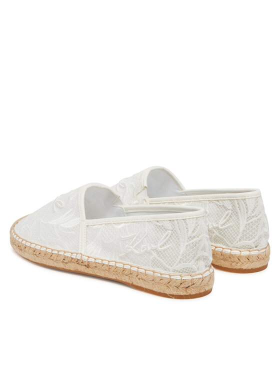 KARL LAGERFELD KARL LAGERFELD Espadryle Kamini KL80121A Biały