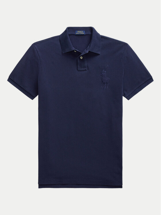 Polo Ralph Lauren Polo Ralph Lauren Polokošeľa 710938137006 Tmavomodrá Slim Fit