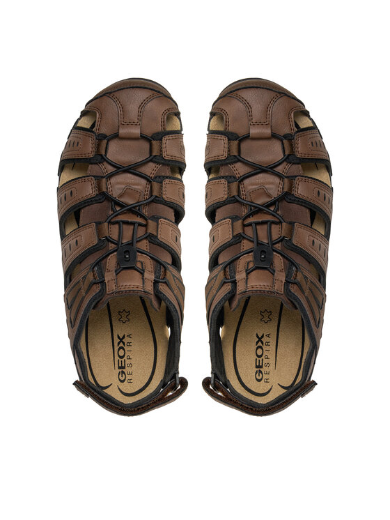 Geox Geox Sandały Uomo Sandal Strada U4524C 000ME C6006 Brązowy