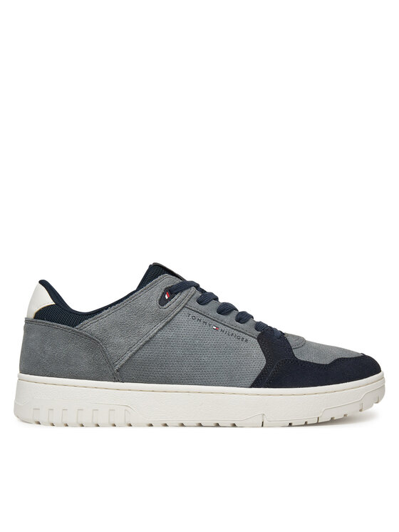 Tommy Hilfiger Tommy Hilfiger Sneakersy Basket Core Lite Suede FM0FM05519 Szary