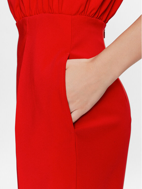 PINKO Pinko Kombinezon Tinogasta 100032 A0GI Czerwony Regular Fit