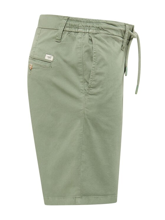 Mustang Mustang Pantaloncini di tessuto Portland Shorts Verde Slim Fit