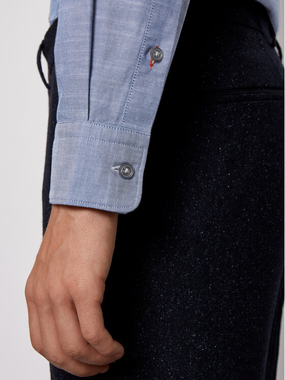 BOSS Boss Särk Robbie 50438496 Tumesinine Sharp Fit