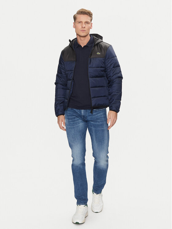 Lacoste Lacoste Demisezoninė striukė BH6763 Tamsiai mėlyna Regular Fit