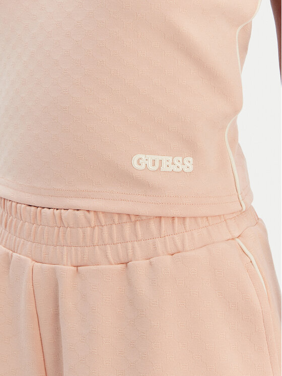 Guess Guess Top V6GP17 K3215 Oranžna Regular Fit