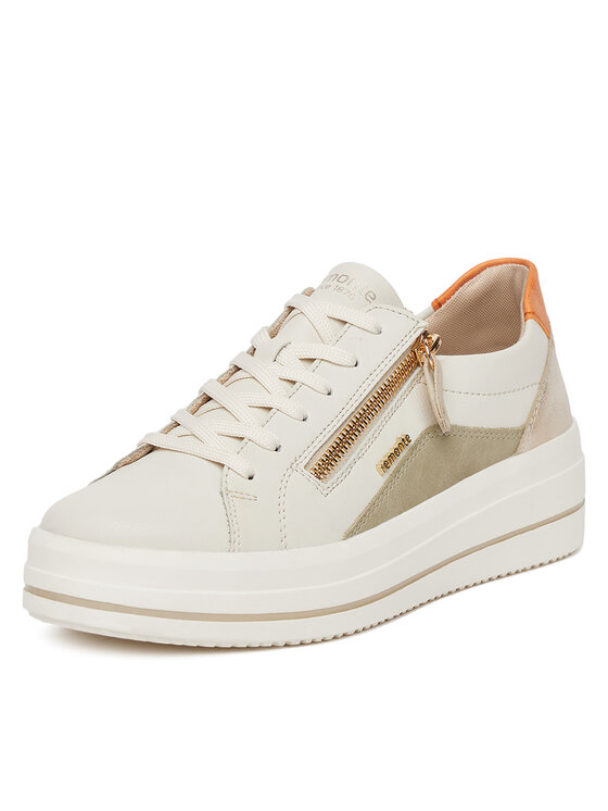 Remonte Remonte Sneakersy D1C01-81 Beżowy