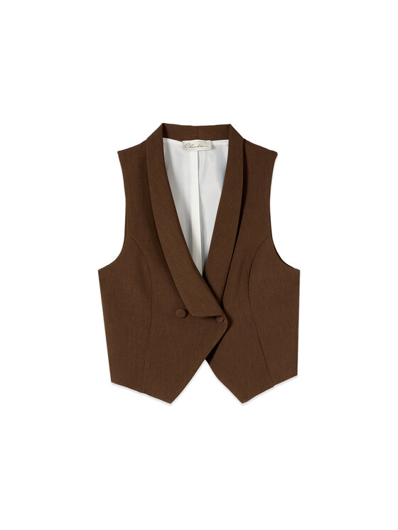 Oltre Oltre Giacca di transizione L022R000085N032 Marrone Slim Fit