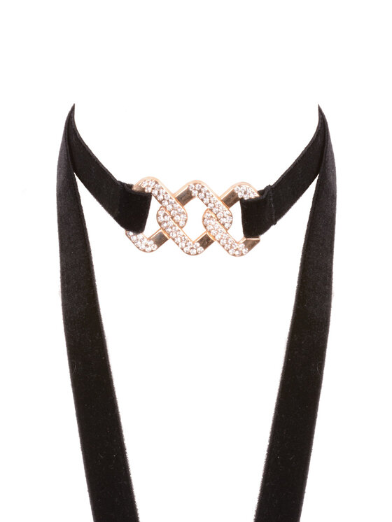 White Rvbbit White Rvbbit Choker biżuteryjny Secret Garden Czarny