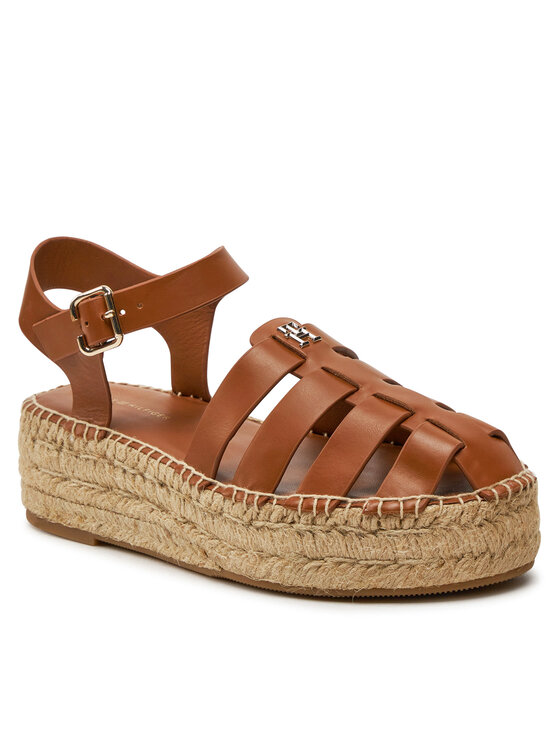 Tommy Hilfiger Tommy Hilfiger Espadrile FW0FW07743 Rjava
