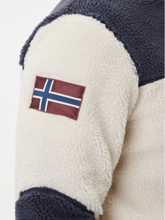 Napapijri Napapijri Fleecejacke Yupik NP0A4GNT Beige Regular Fit
