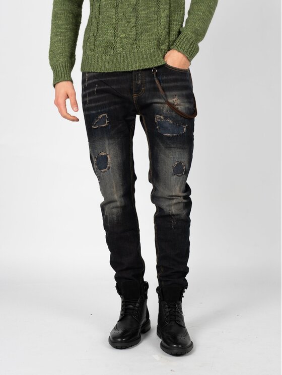 Xagon Xagon Jeans A23032UMR204 Nero Slim Fit