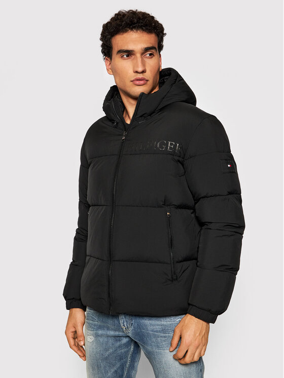 Tommy Hilfiger Tommy Hilfiger Žieminė striukė High Loft MW0MW19656 Juoda Regular Fit