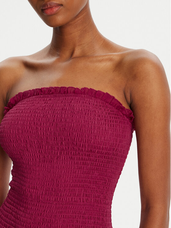 BARDOT BARDOT Лятна рокля Azura Strapless 59882DB Розов Slim Fit
