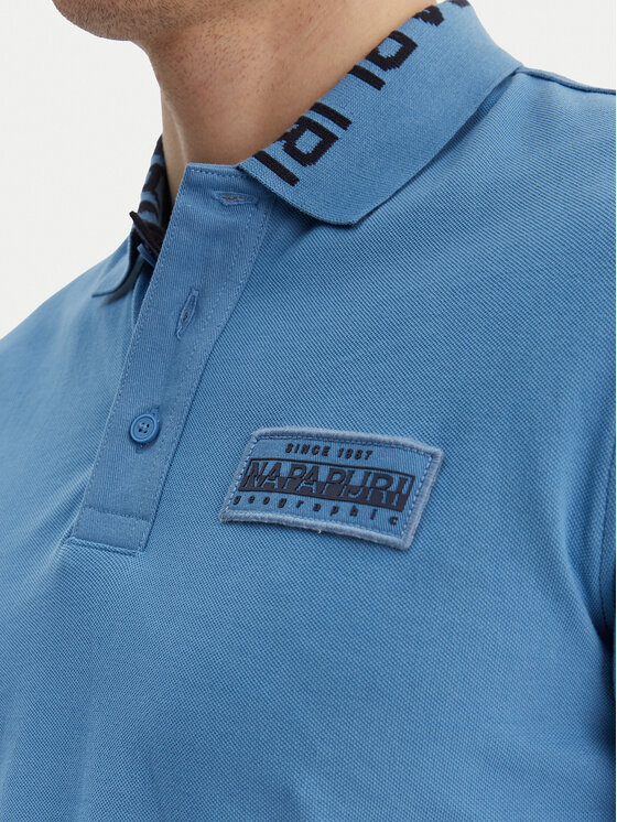 Napapijri Napapijri Poloshirt E-Amundsen NP0A4IN9 Blau Regular Fit
