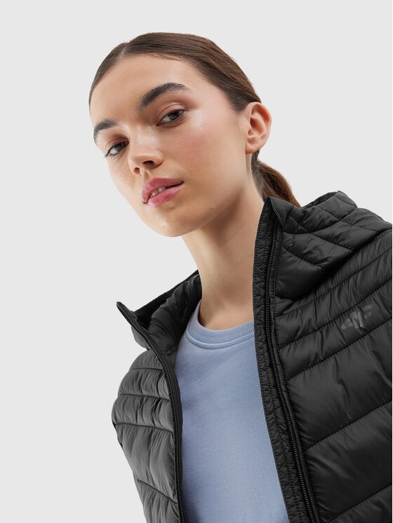 4F 4F Giubbotto piumino 4FWSS24TDJAF351-20S Nero Regular Fit