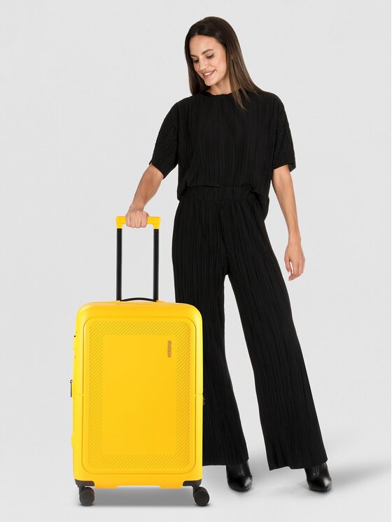 American Tourister American Tourister Walizka średnia 330359 Żółty