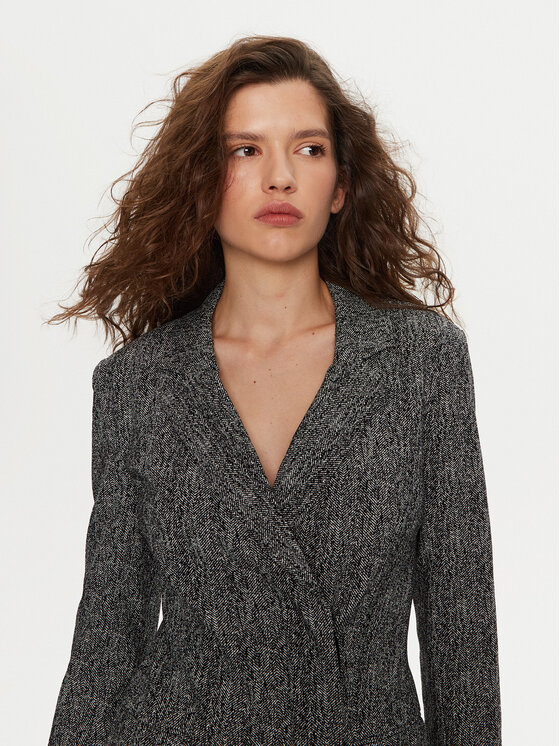 STAUD STAUD Džemper haljina Greenwich R24F7105HS Siva Slim Fit