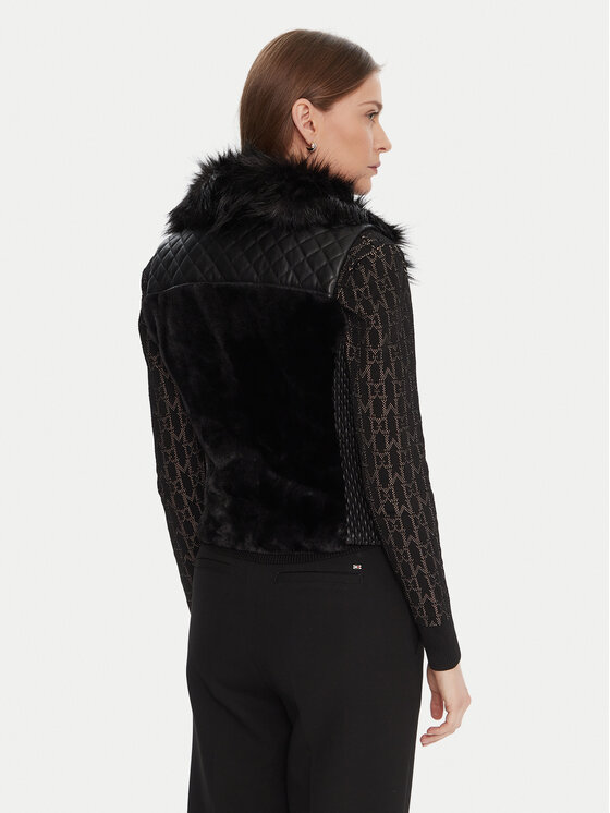 Guess Guess Bodywarmer W5BL0I KCP70 Schwarz Regular Fit