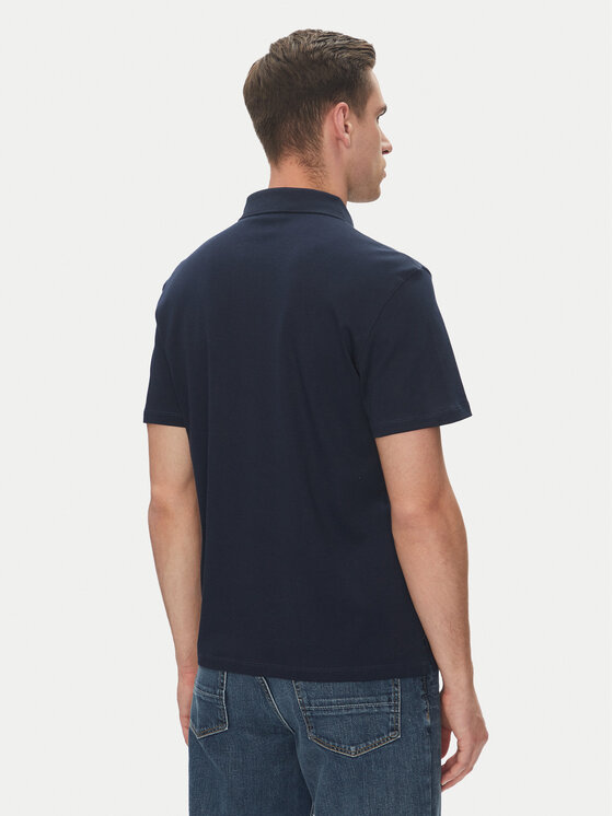 Calvin Klein Calvin Klein Polokošeľa Supima LV04LB276G Tmavomodrá Regular Fit