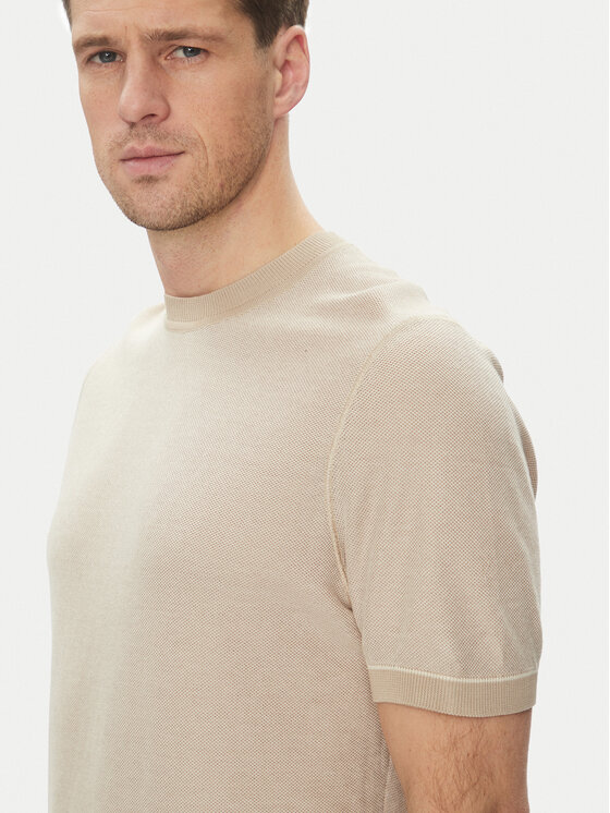 BOSS BOSS Tričko Jianfranco 50537642 Biela Regular Fit