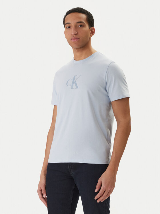 Calvin Klein Calvin Klein T-Shirt LV04RF853G Himmelblau Regular Fit