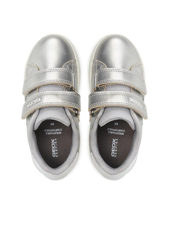 Geox Geox Sneakers J Eclyper Girl J45LRA 000NF C1007 M Argento