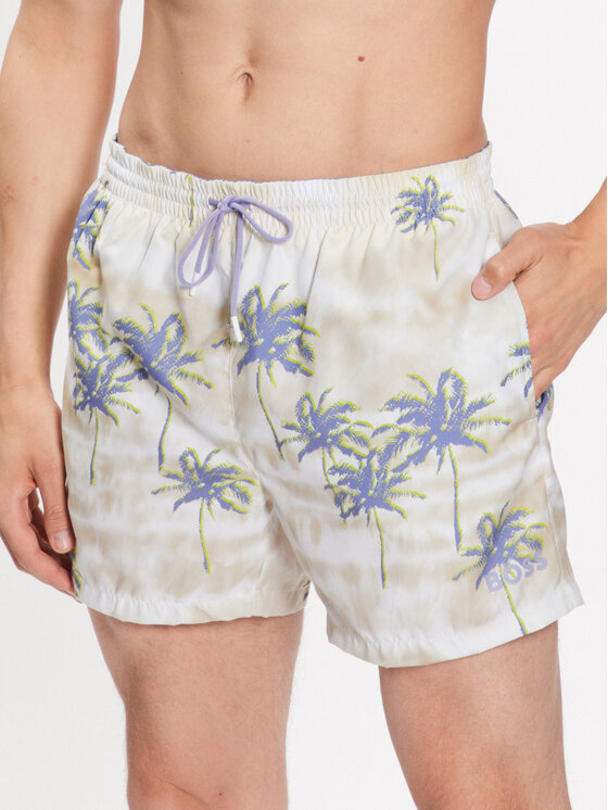 Boss Pantaloni scurți pentru înot 50491870 Violet Regular Fit