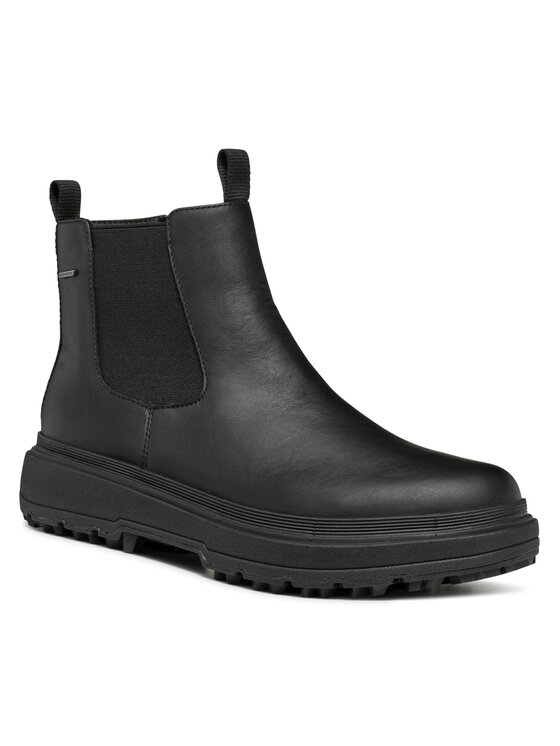 Geox Geox Botine D Lamidie + Grip Abx D46XMD 00085 C9999 Negru