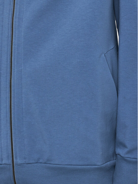 Hanro Hanro Sweatshirt Natural Living 75963 Blau Regular Fit