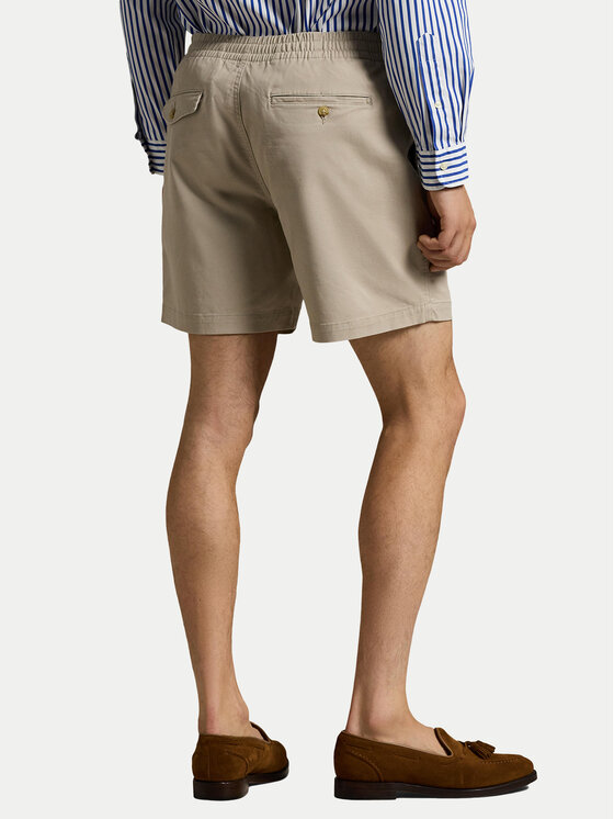 Polo Ralph Lauren Polo Ralph Lauren Pantalon scurți din material Prepster 710644995 Bej Classic Fit
