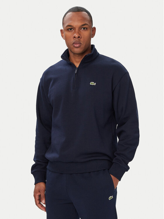 Lacoste Lacoste Džemperis SH8866 Tamsiai mėlyna Regular Fit