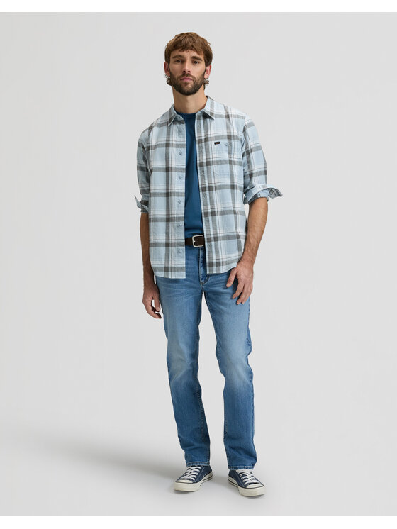 Lee Lee Koszula SURE SHIRT Niebieski Regular Fit