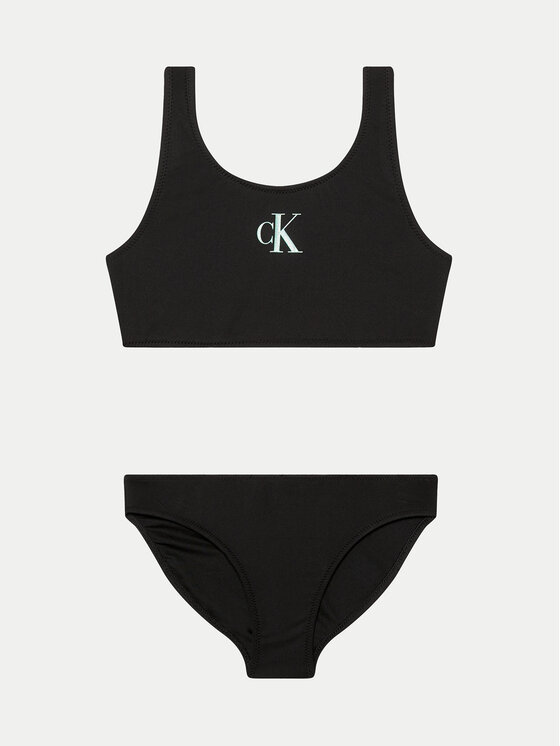 Calvin Klein Swimwear Kopalni kostum KY0KY00067 Črna